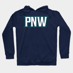 Seattle 'PNW' Baseball Fan T-Shirt: Show Your Emerald City Pride with a Bold Pacific Northwest Design! Hoodie